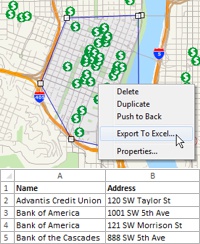 Maptitude business layer analysis
