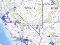 Maptitude USGS topographic map background style