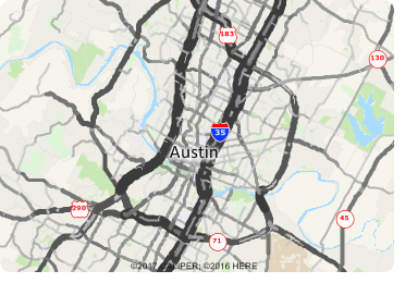 Maptitude map with size and color theme