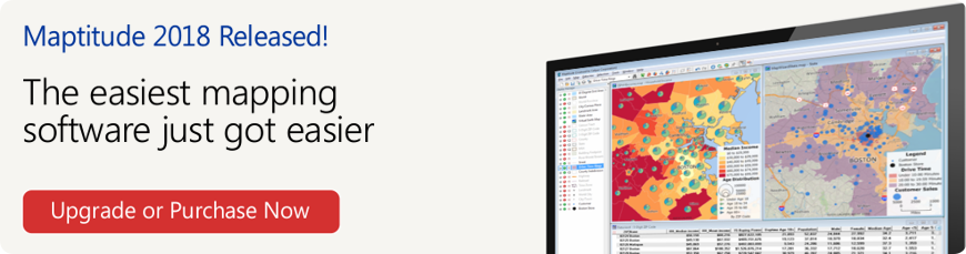 Upgrade to Maptitude 2018