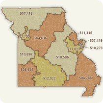 Brand market share by region