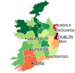 Maptitude Ireland Map