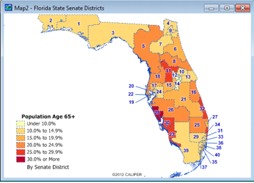 State Senate District Map