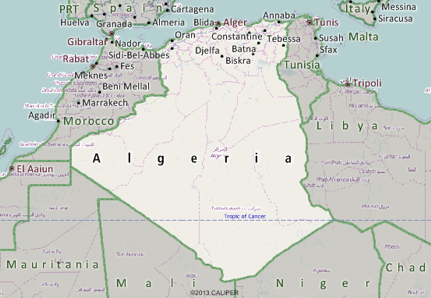 Algeria Map