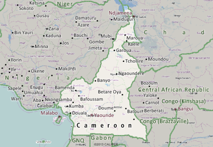 Cameroon Map