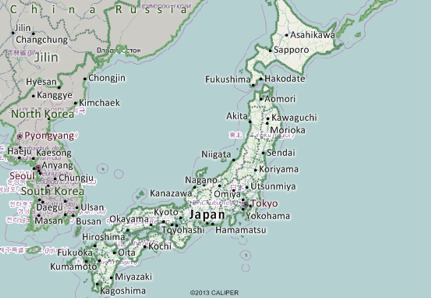 Japan Map