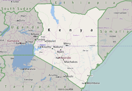Kenya Map
