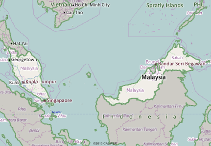 Malaysia Map