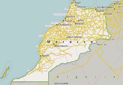 Morocco Map