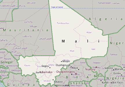 Mali Map