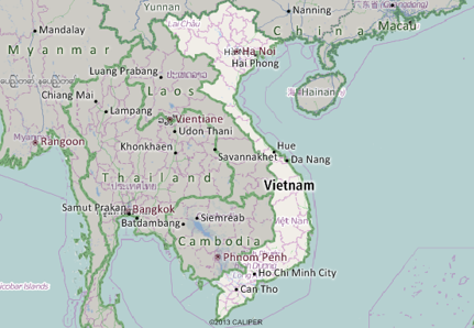 Vietnam Map