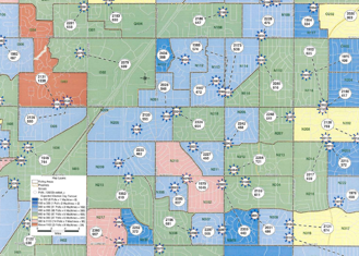 Election Day Expected Turnout Closeup Maptitude Map