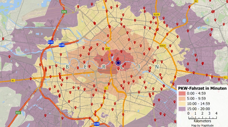 Fahrzeitenberechnung