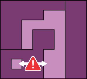 Contiguity check in Maptitude for Redistricting
