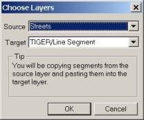 choose layers dialog box