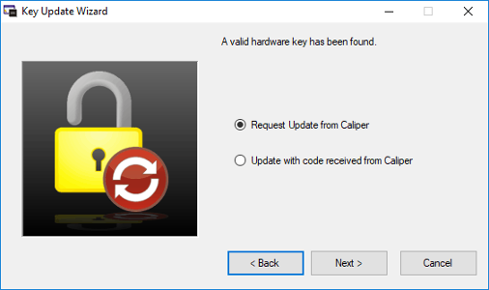 Activation Wizard 
                                            Request - Hardware License