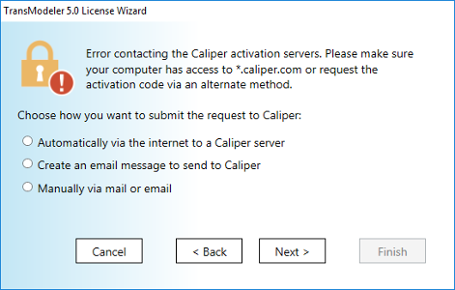 Submit Request Manually - Software Key