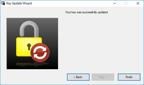 Successful Update - Hardware License