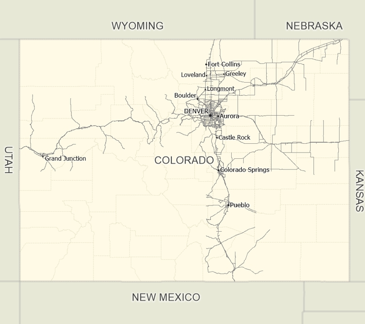 Colorado Lane-Level Network