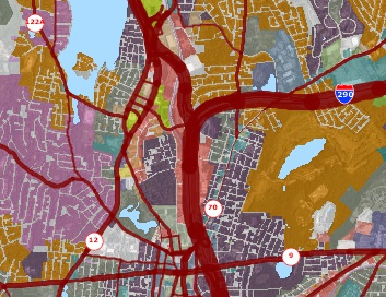 Land use and traffic bottlenecks